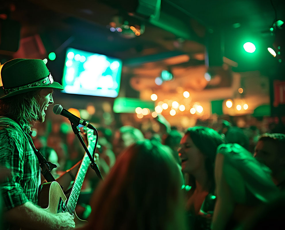 Irish-Pub-Gelage-im-Irish-Pub-LEPRECHAUN-musiker