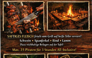 Piraten-Rodizio in der Eventgastronomie "EXCALIBUR"