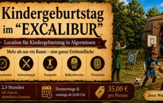 Raum für Kindergeburtstag - Mittelalter-Restaurant & Eventgastronomie "EXCALIBUR"