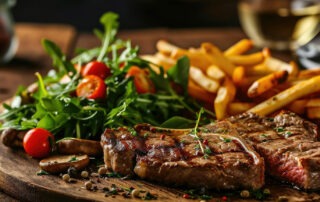 Steak-Grillteller -Mittelalterrestaurant "EXCALIBUR" in Algermissen bei Hannover