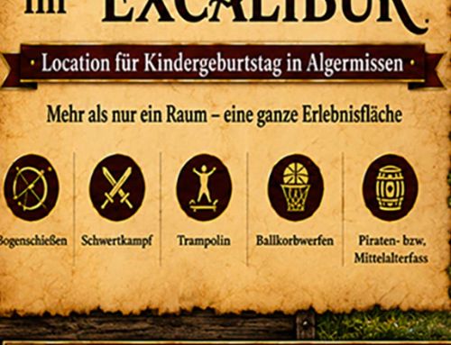 Location für einen Kindergeburtstag im „EXCALIBUR“ zu Algermissen in Niedersachsen