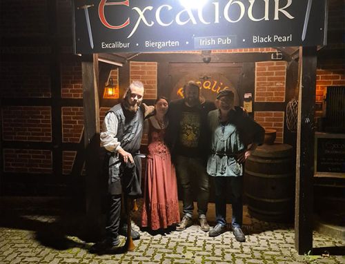 Malte Hoyer von "Versengold" zu Gast im Mittelalter-Restaurant "EXCALIBUR"