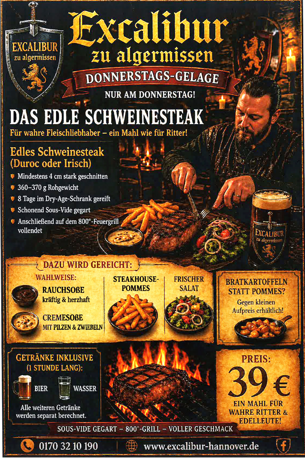 Donnerstagsgelage Im "EXCALIBUR"