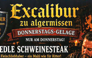 Donnerstagsgelage Im "EXCALIBUR"